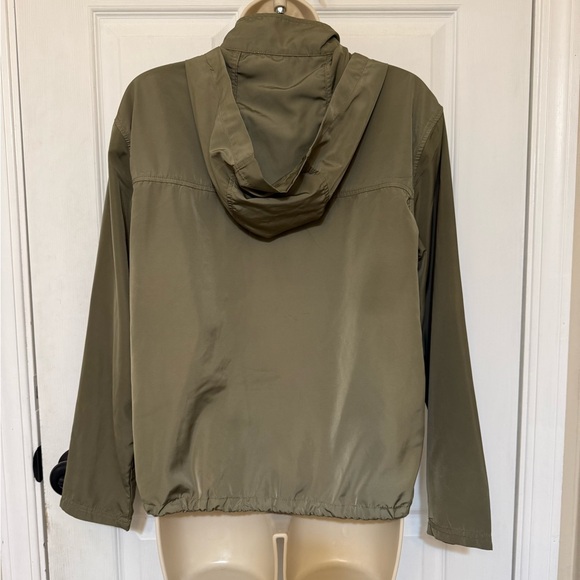Michael Kors Olive Green Lightweight Hooded Jacket XS - Picture 2 of 7